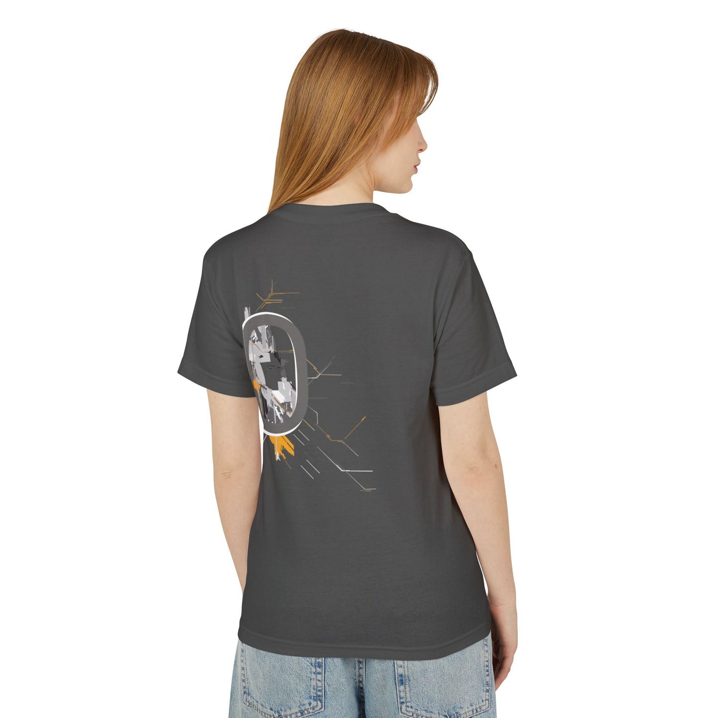 Artistic T-Shirt | Unique Geometric Machine Design