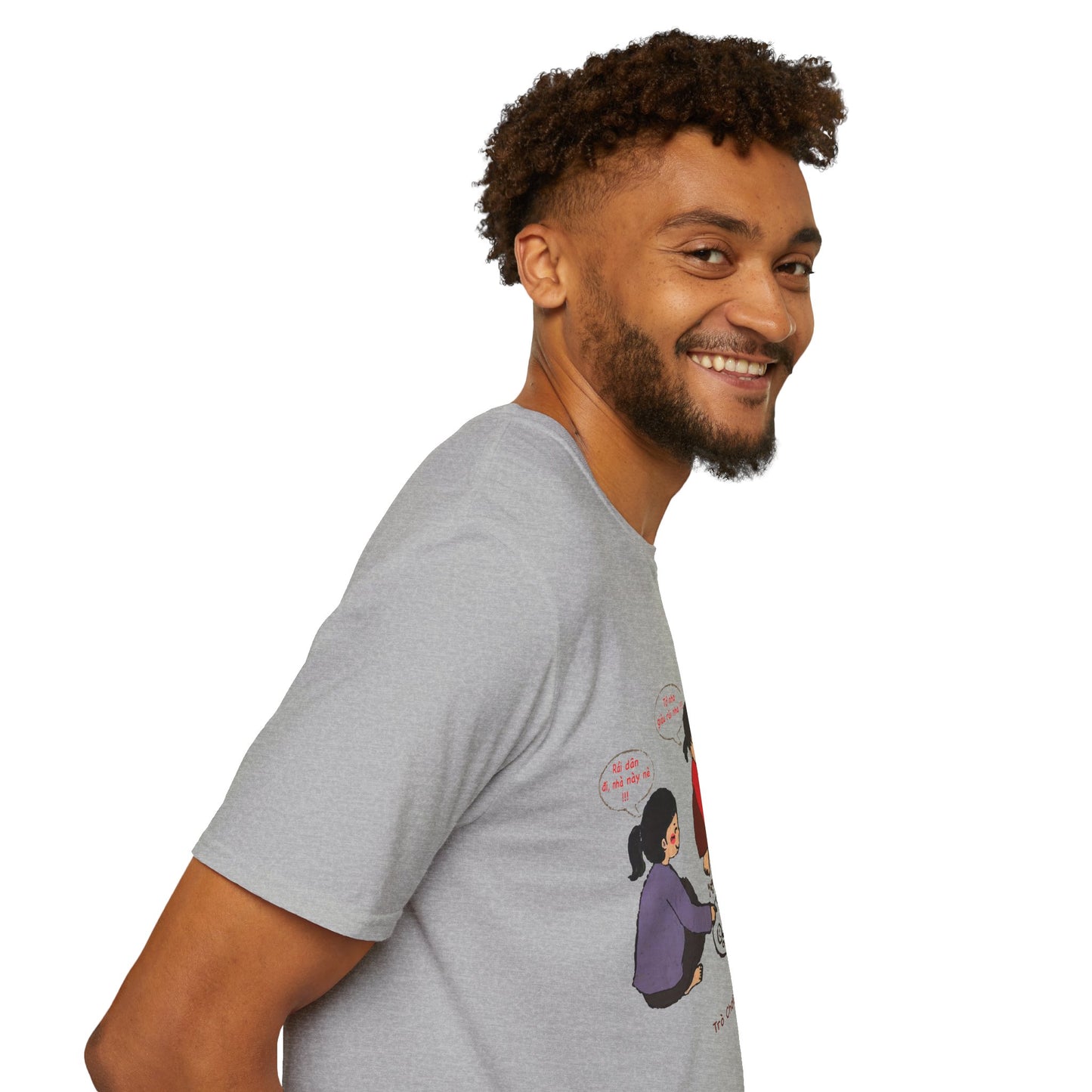 Unisex Softstyle Tee | "O An Quan" | Vietnamese Childhood Board Game Tee
