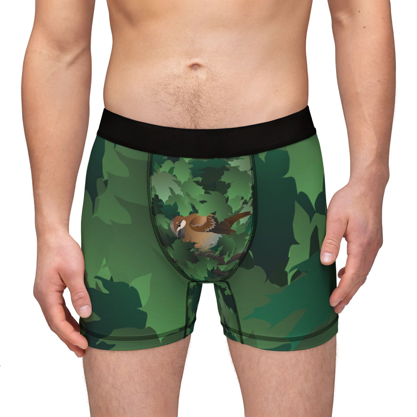 Sparrow on the Leafy Branch | Stylish Men’s Underwear | Soft, Cool & Full of Personality