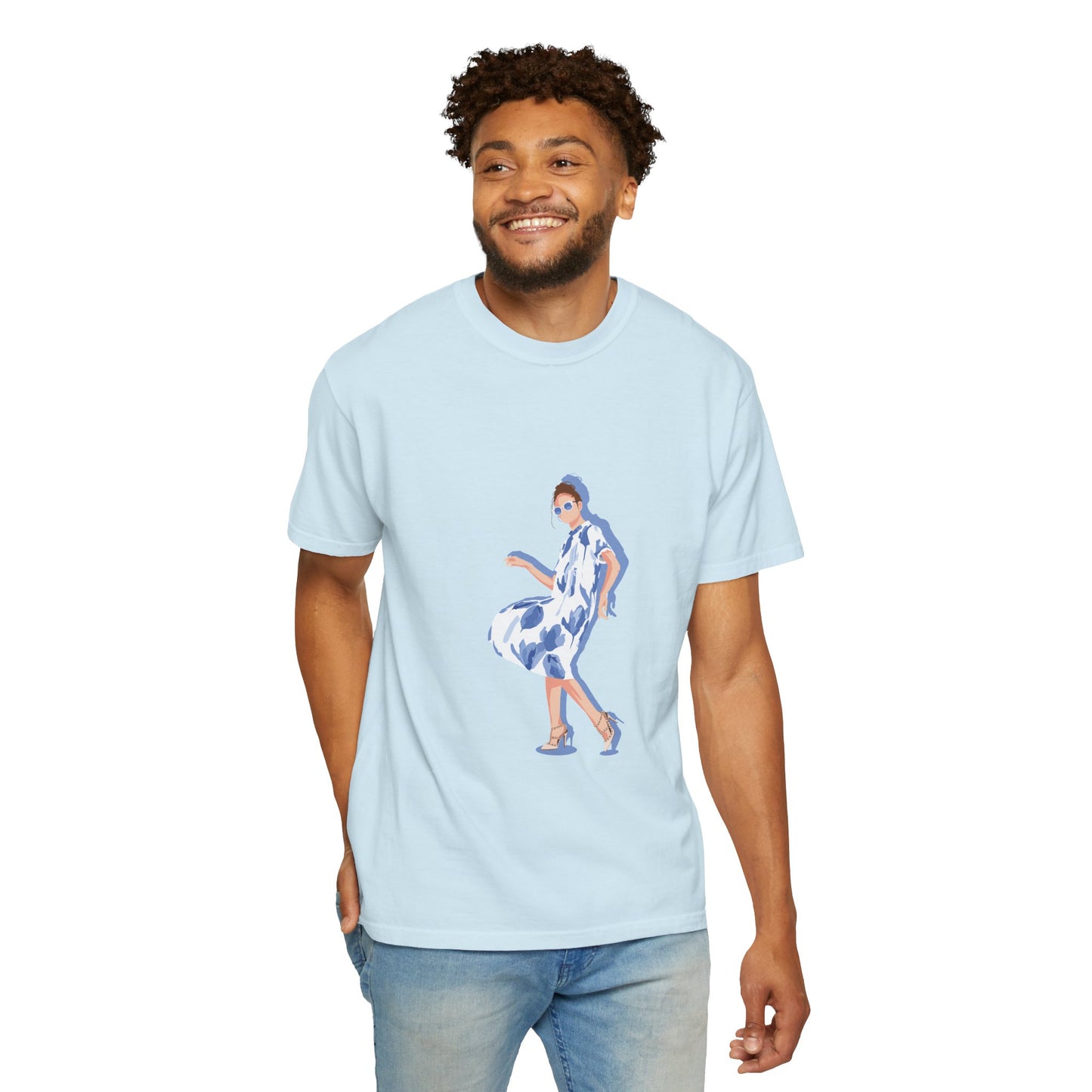 Dancing Girl | Fashion Dyed Unisex T-Shirt