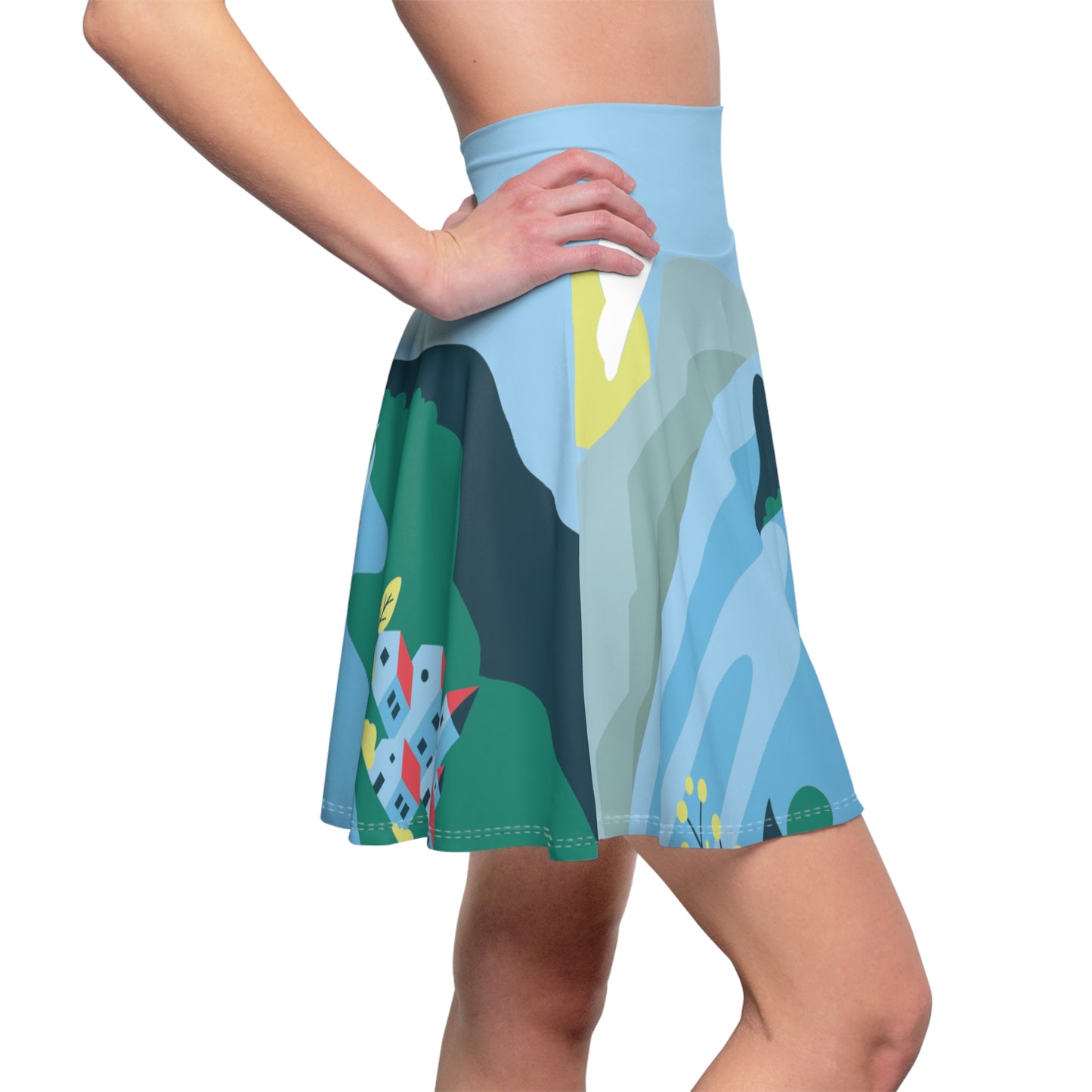 Skater Skirt | Village by Sea & Mountain | Breathe Nature & Freedom