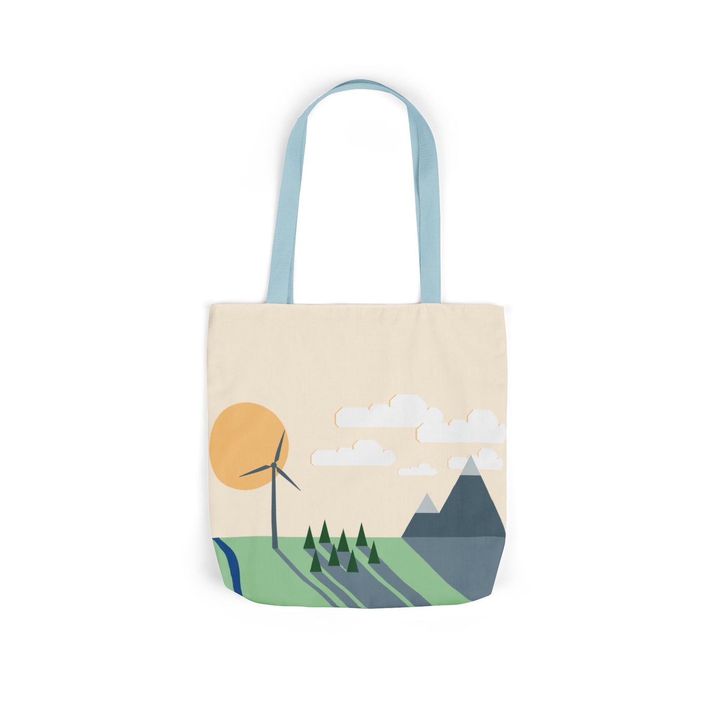 Canvas Tote Bag | Wind Energy Eco-Friendly Fashion
