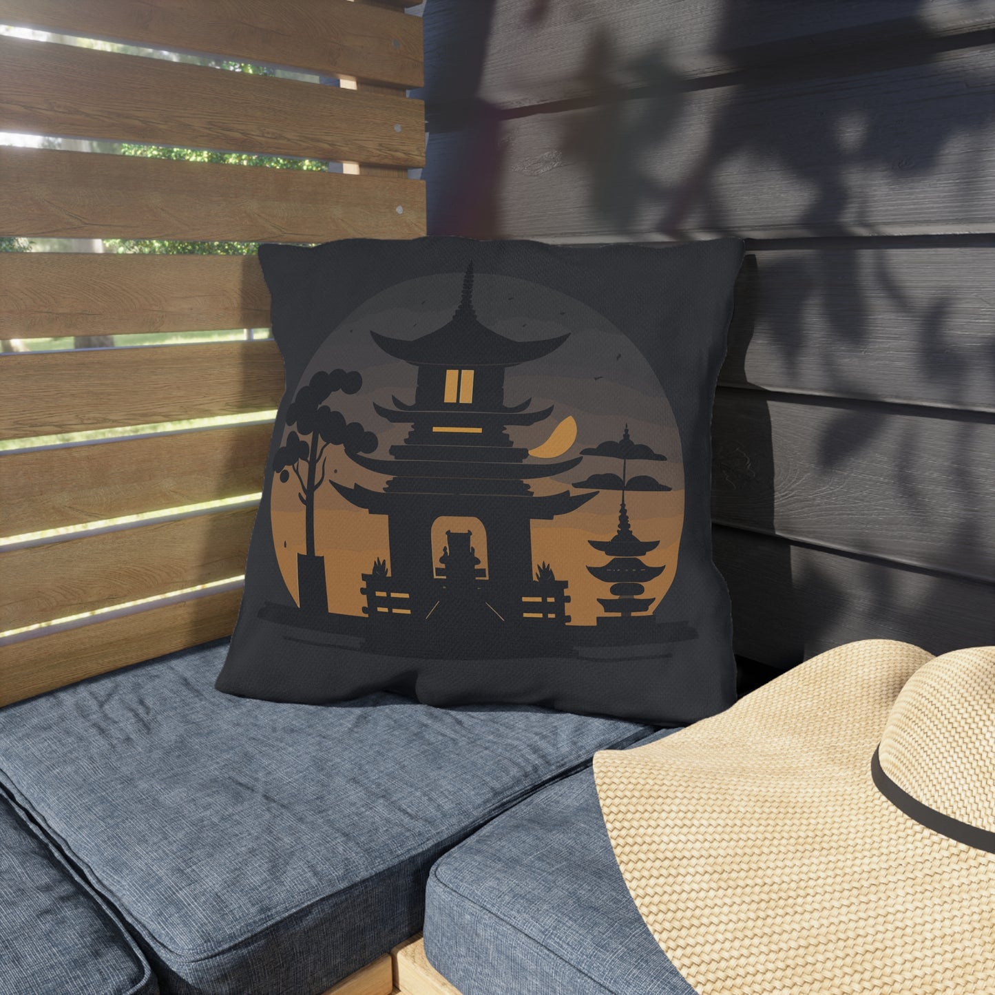 “Tibetan Light” Outdoor Pillow | Stillness in the Open Air