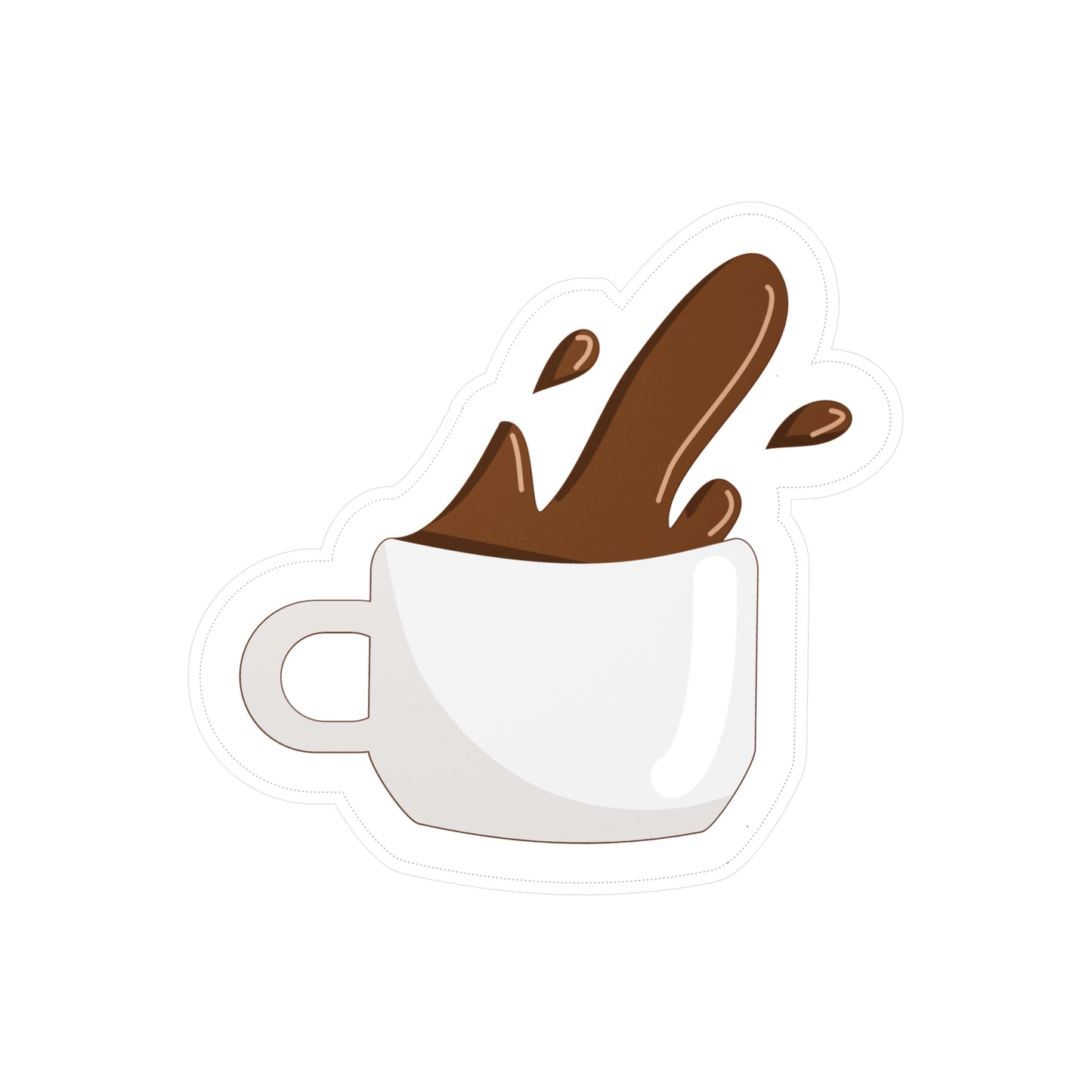 Hot Chocolate Mug Sticker | Sweet & Cozy