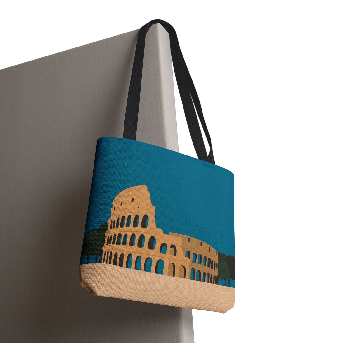 Vibrant Colosseum Tote | European Style | Urban Statement Piece