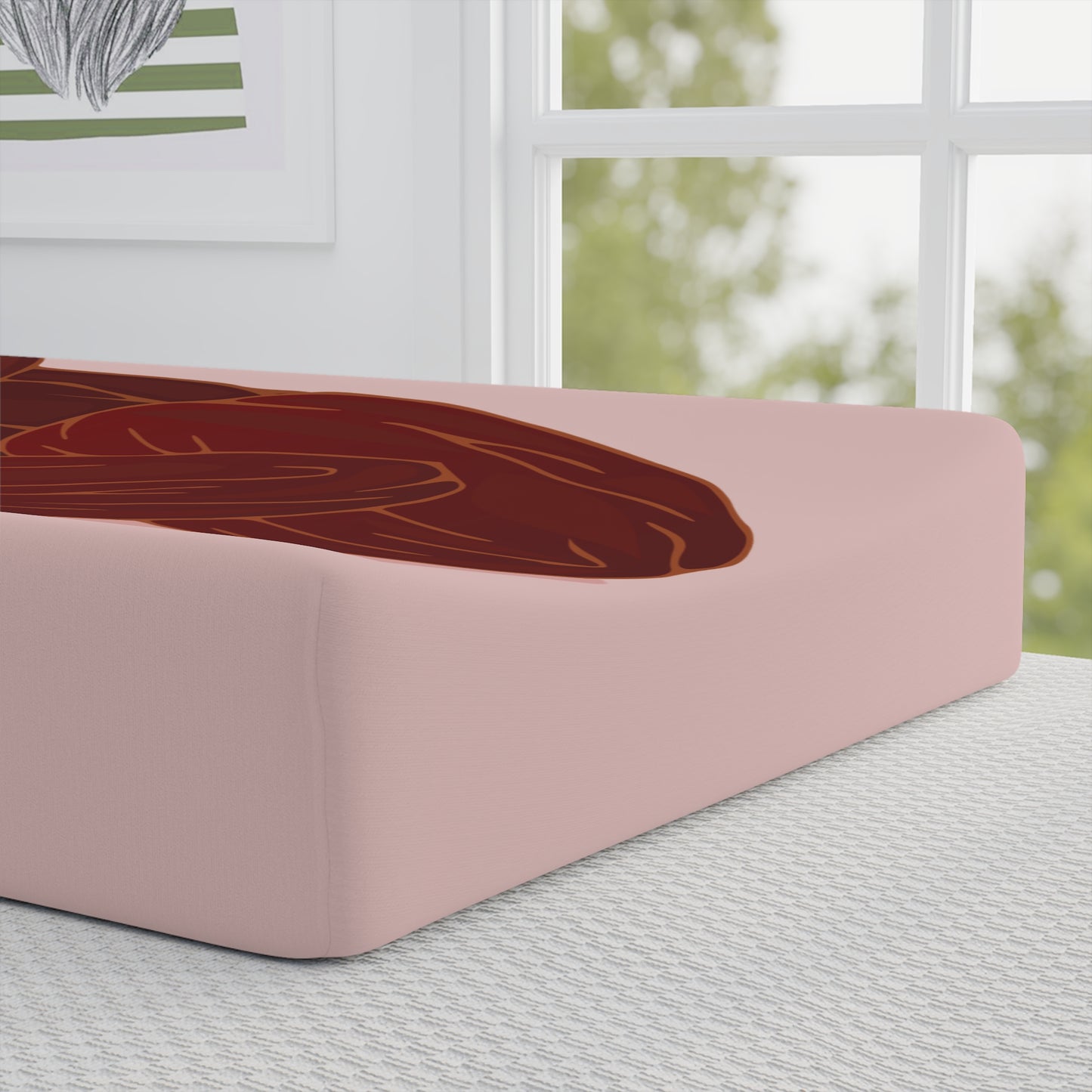 Raisin Print Changing Pad Cover | Fun & Cozy | Stylish Diaper Duty for Your Baby