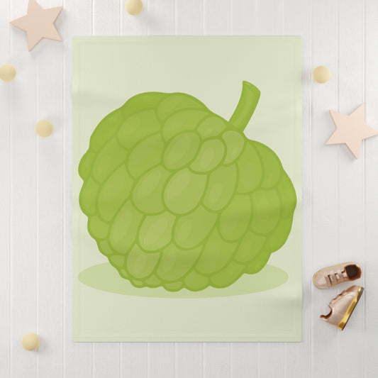 “Custard Apple Snuggle” Baby Blanket | Softness from Nature