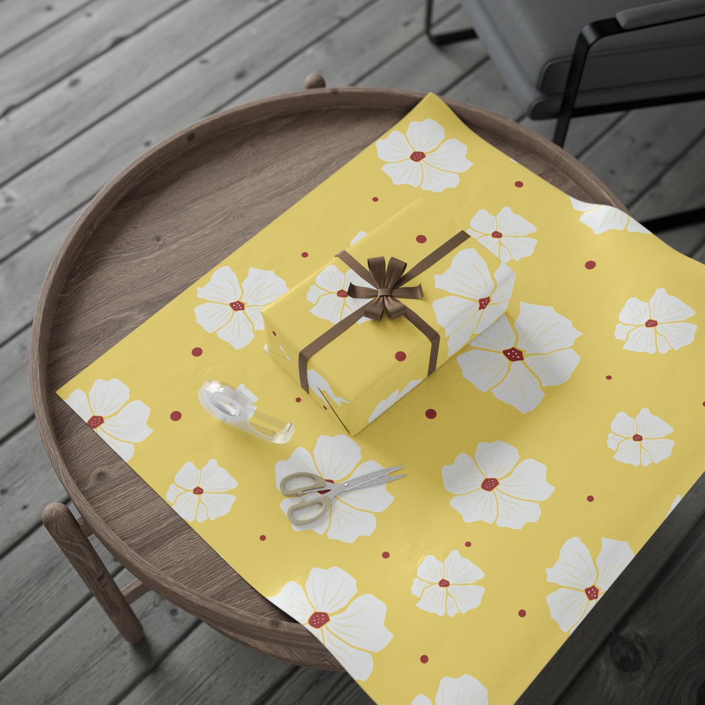 Luxury Bloom Wrapping Paper | Artistic Floral Elegance