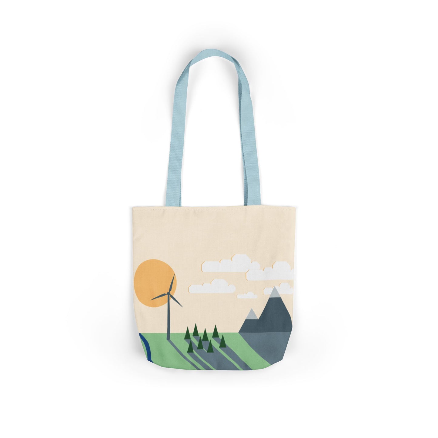 Canvas Tote Bag | Wind Energy Eco-Friendly Fashion