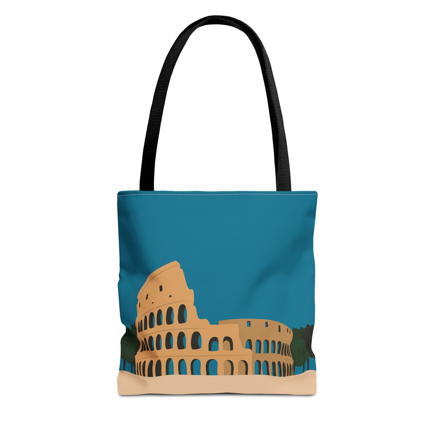 Vibrant Colosseum Tote | European Style | Urban Statement Piece