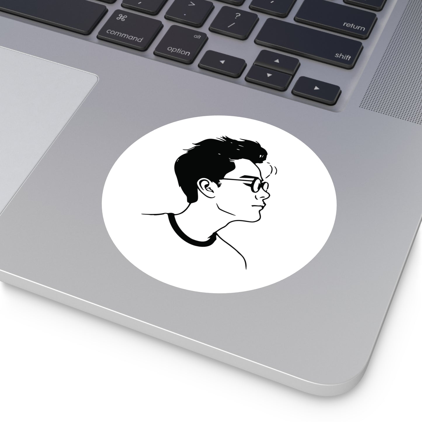 Round Sticker | Portrait of a Boy