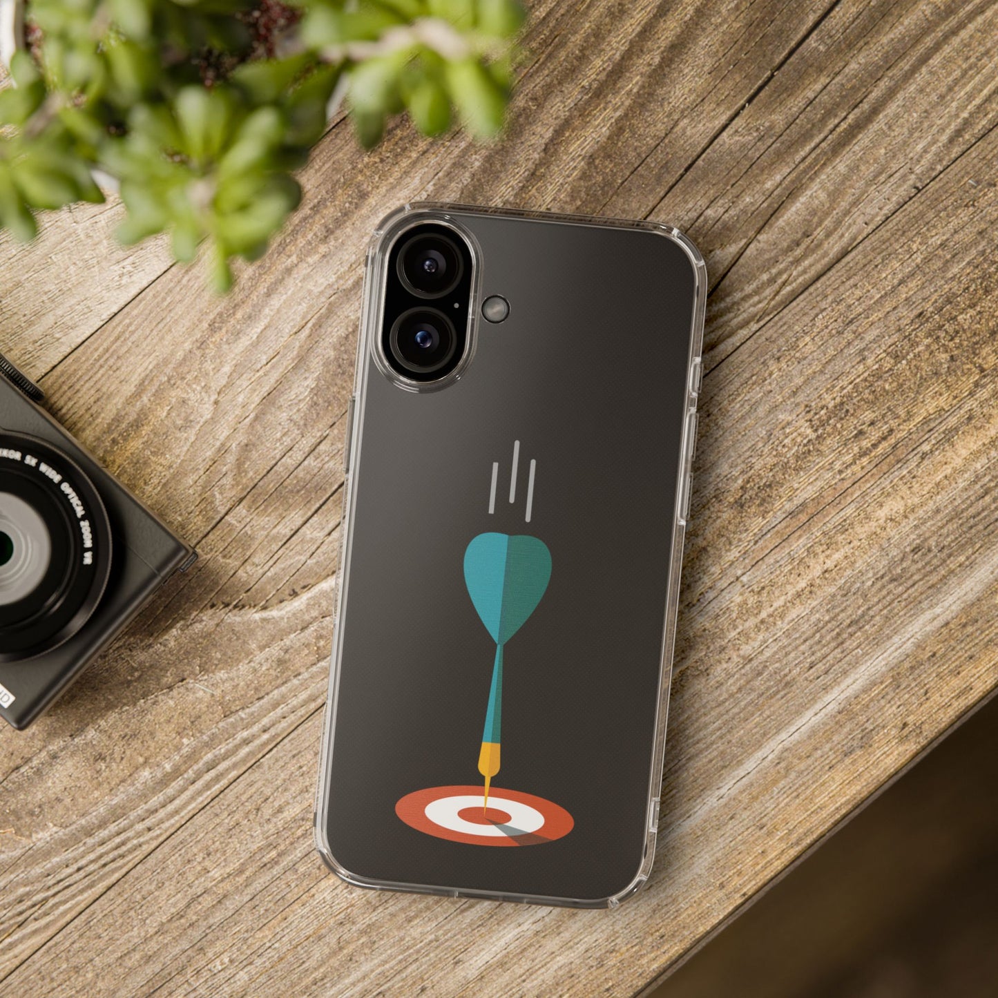 Hit Your Goals | Clear Phone Case | Power Accessory for Big Thinkers