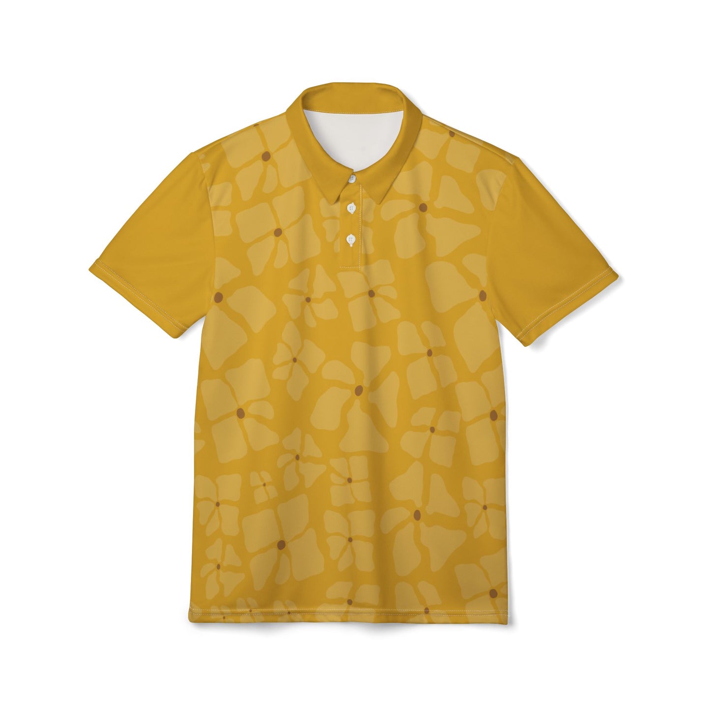 Unisex All-Over Polo | Autumn Bloom