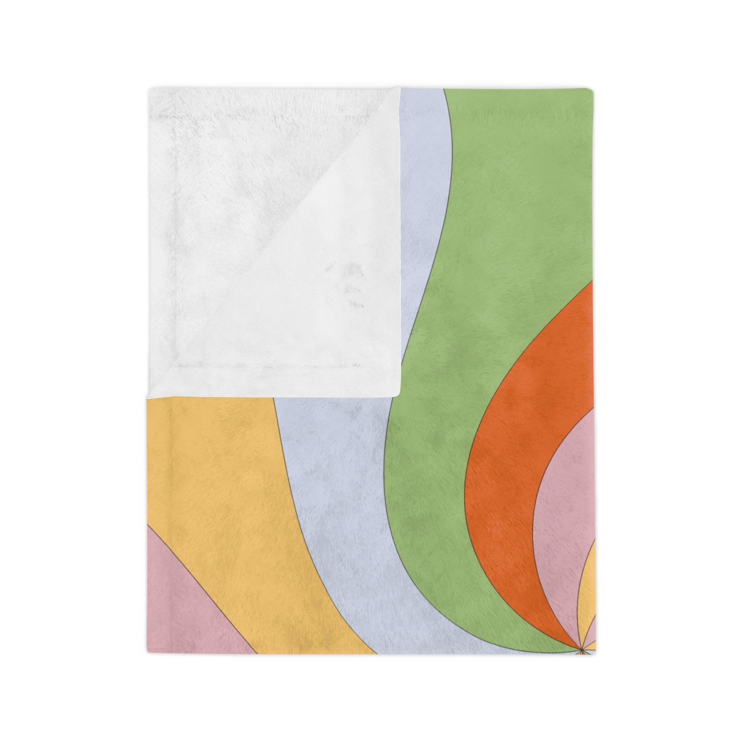 Illusion Luxe Throw - Colorful Velveteen Microfiber Blanket