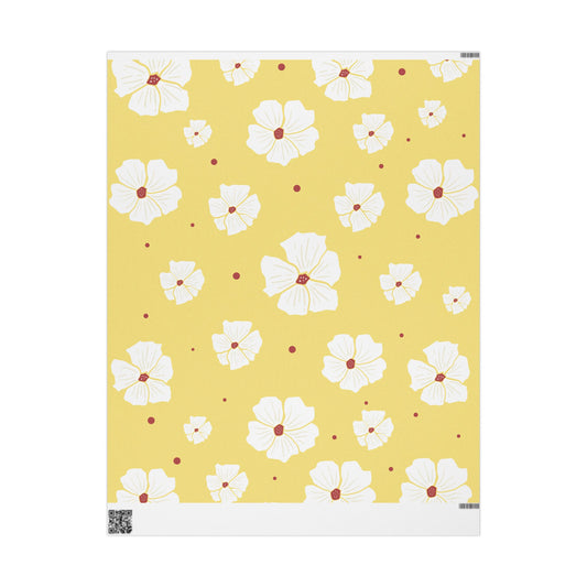Luxury Bloom Wrapping Paper | Artistic Floral Elegance