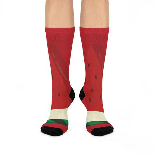 Fresh Watermelon Cushioned Socks | Sporty, Playful, Minimal