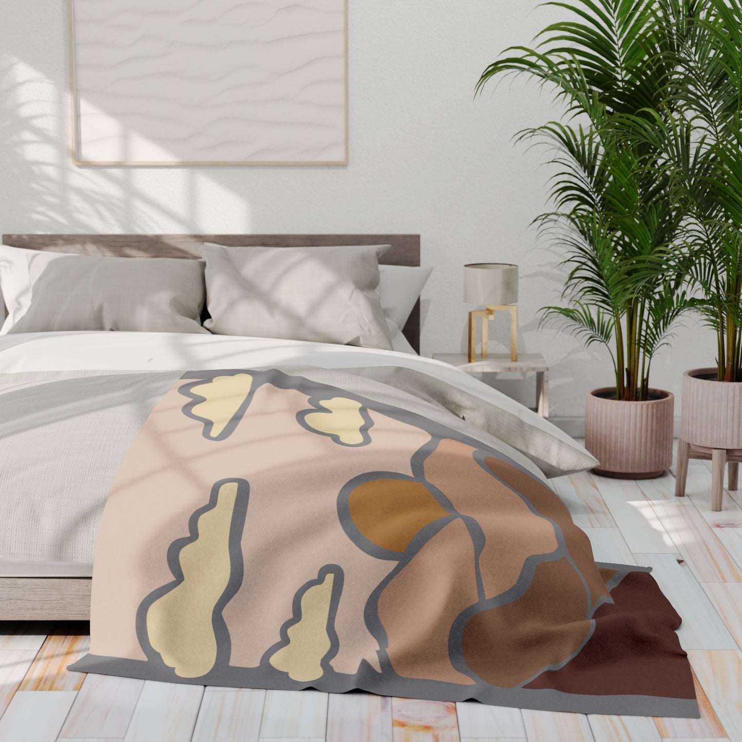 Summer Sun Fleece Blanket | Warmth with a Smile