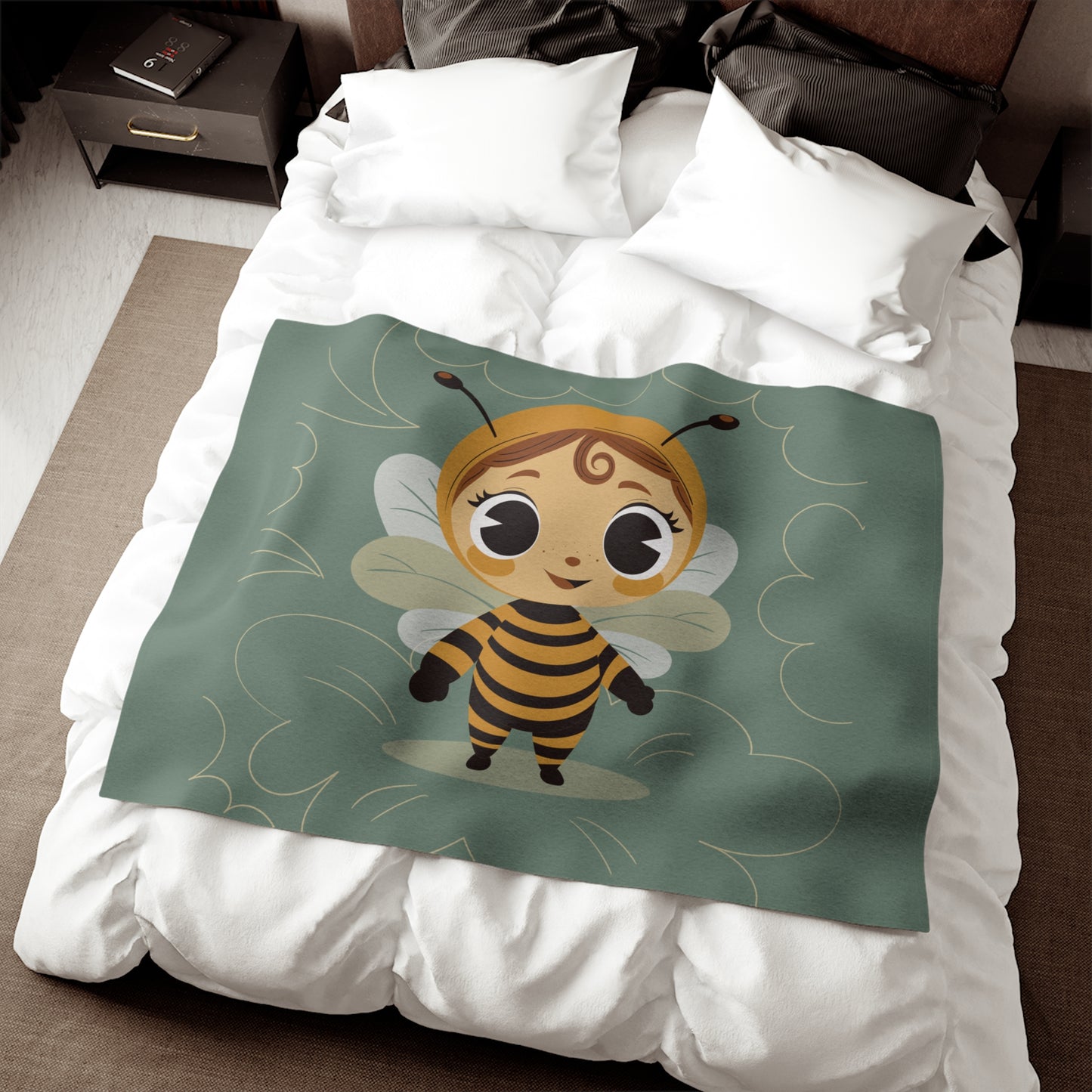 “Bee Cozy Baby” Sweatshirt Blanket | Sweet, Soft & Irresistibly Cute
