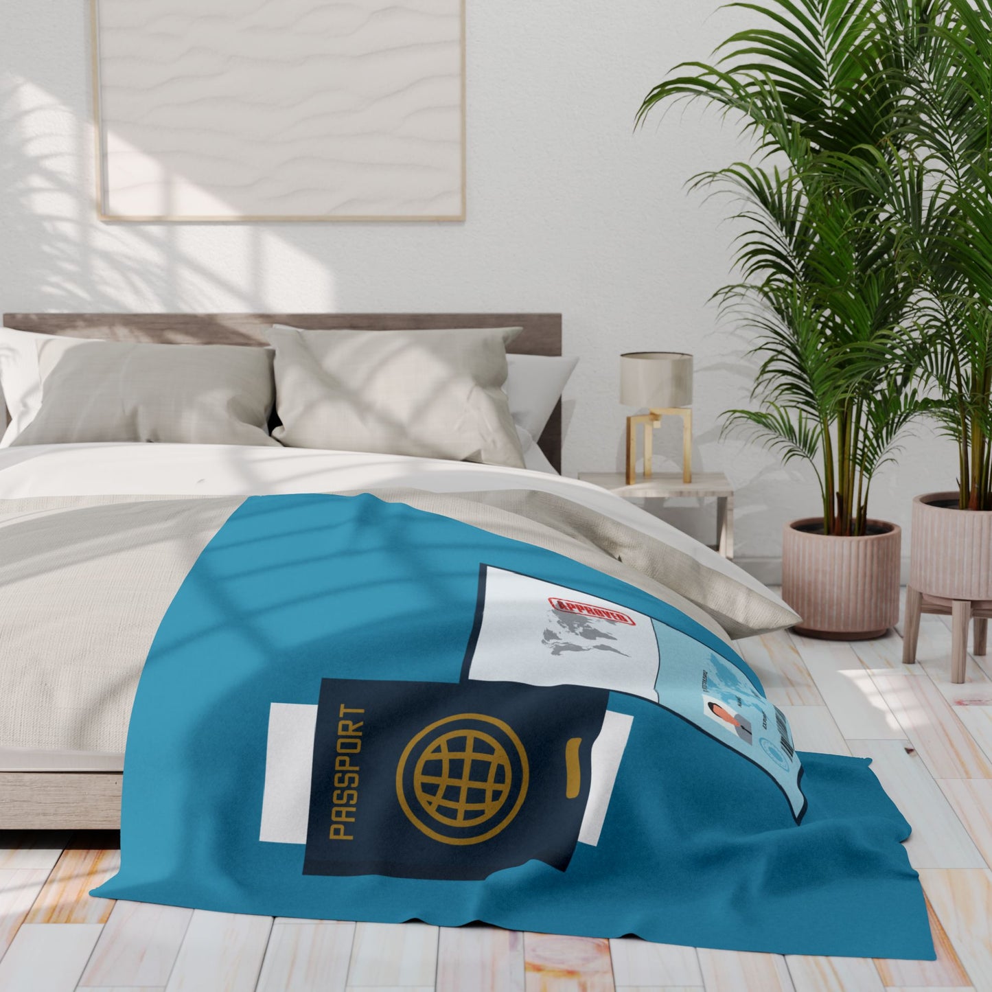 Dream Passport Blanket | Cozy Comfort for Travel Lovers