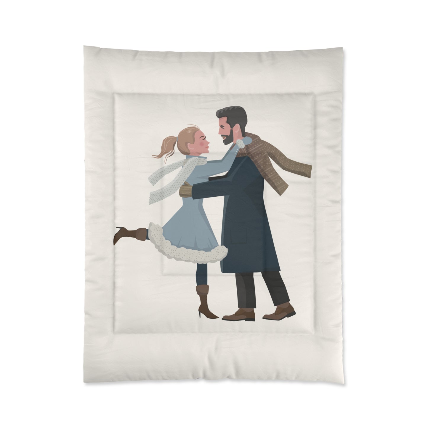 Couple in Love Comforter | Cozy Romantic Warmth