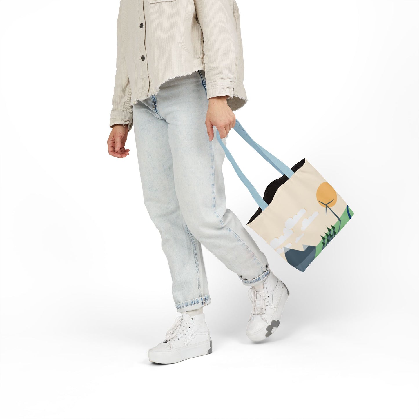 Canvas Tote Bag | Wind Energy Eco-Friendly Fashion
