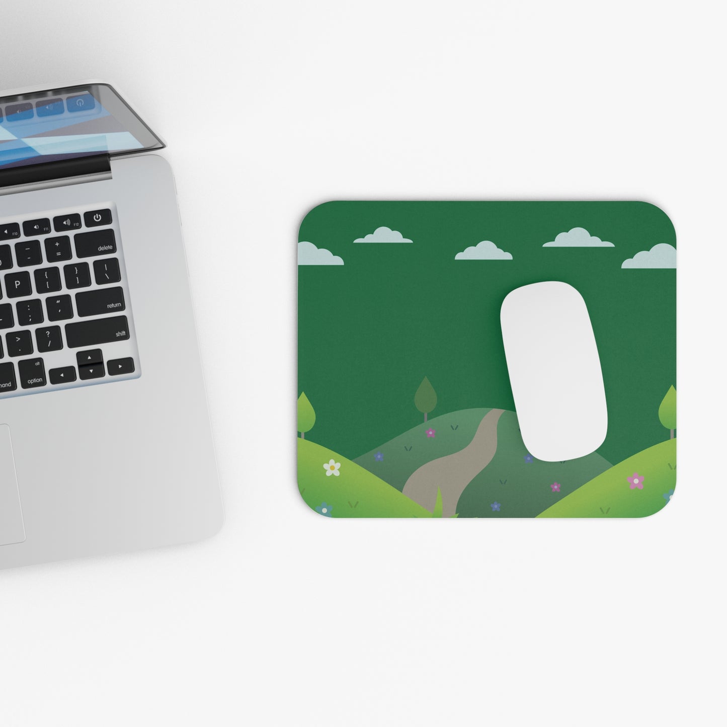 Premium Mouse Pad | Tranquil Mountain Landscape