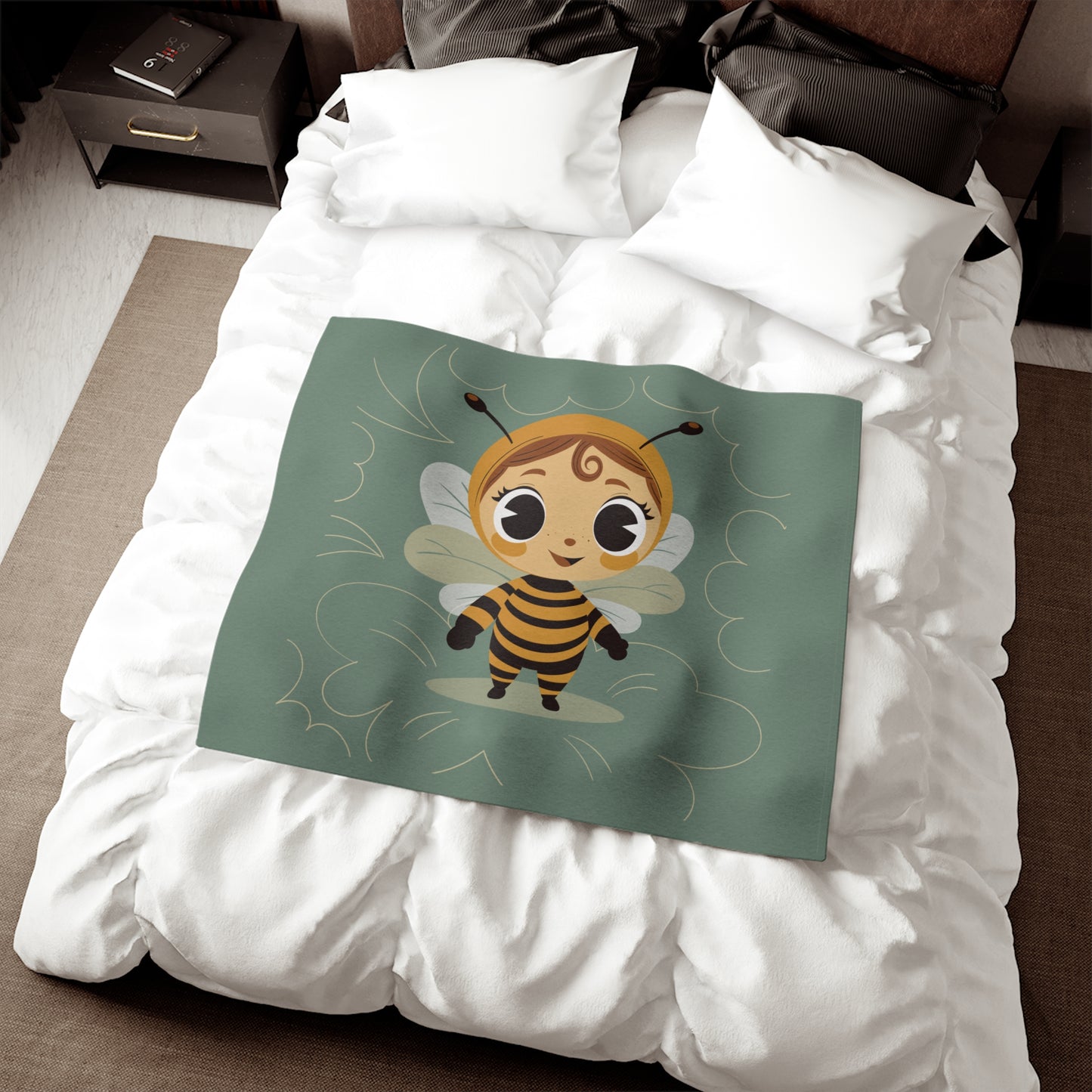 “Bee Cozy Baby” Sweatshirt Blanket | Sweet, Soft & Irresistibly Cute