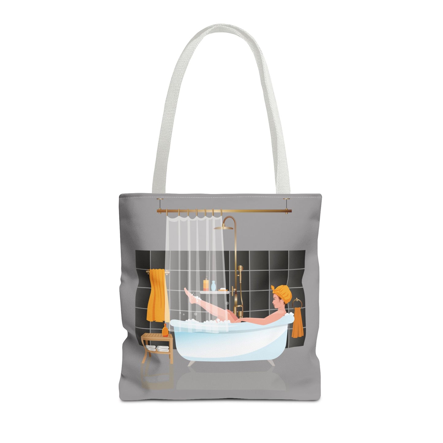 Artistic Tote Bag | Girl in Bathtub | Relaxing & Stylish Accessory