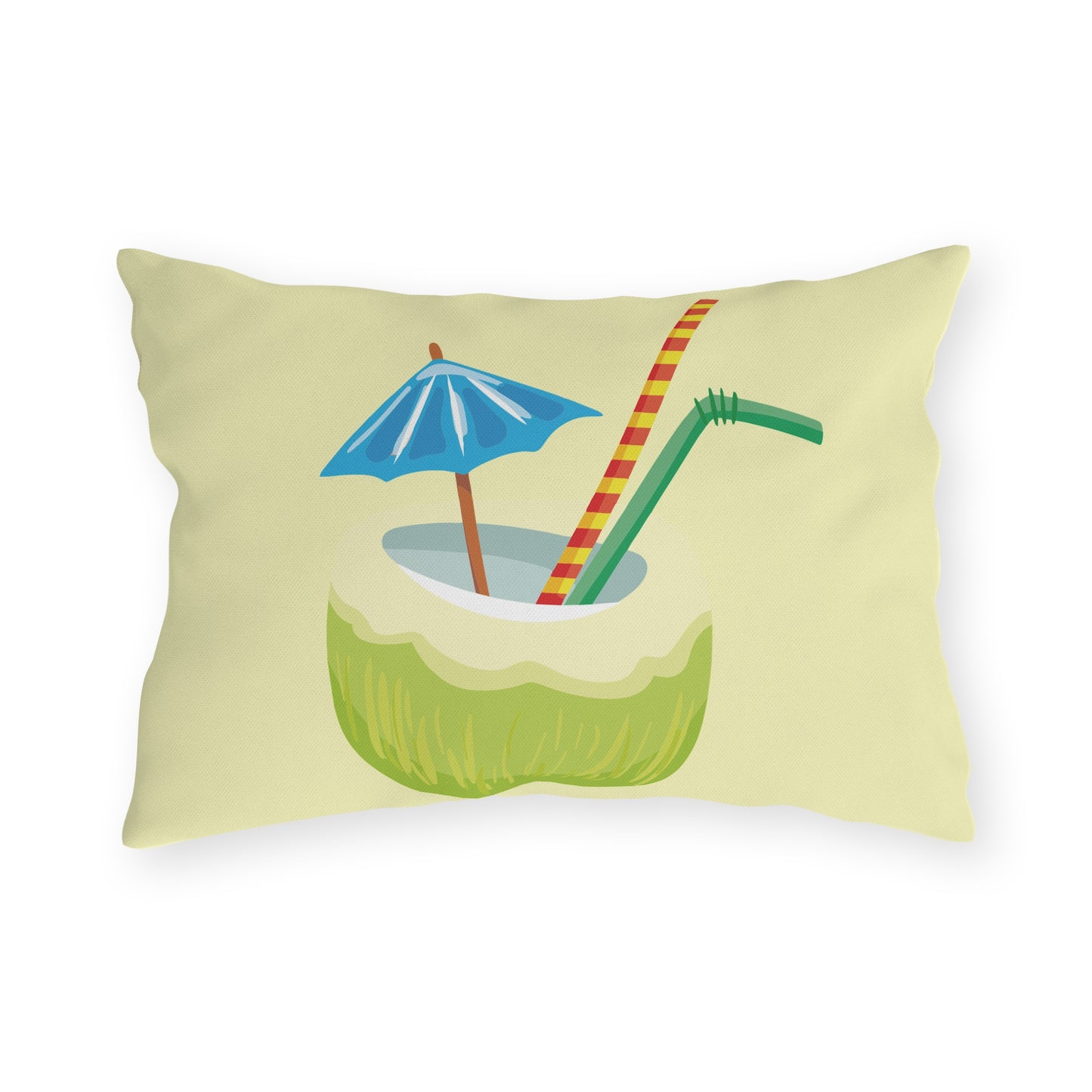 Ocean Breeze & Green Coconut | Outdoor Decorative Pillow