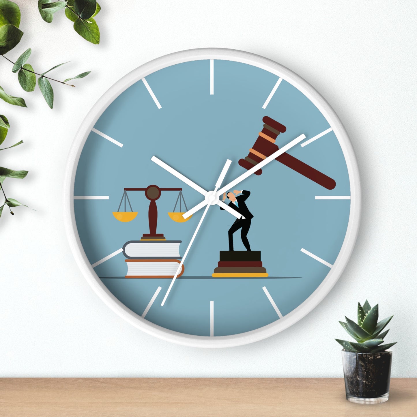“Final Judgment” Wall Clock | The Art of Time and Justice