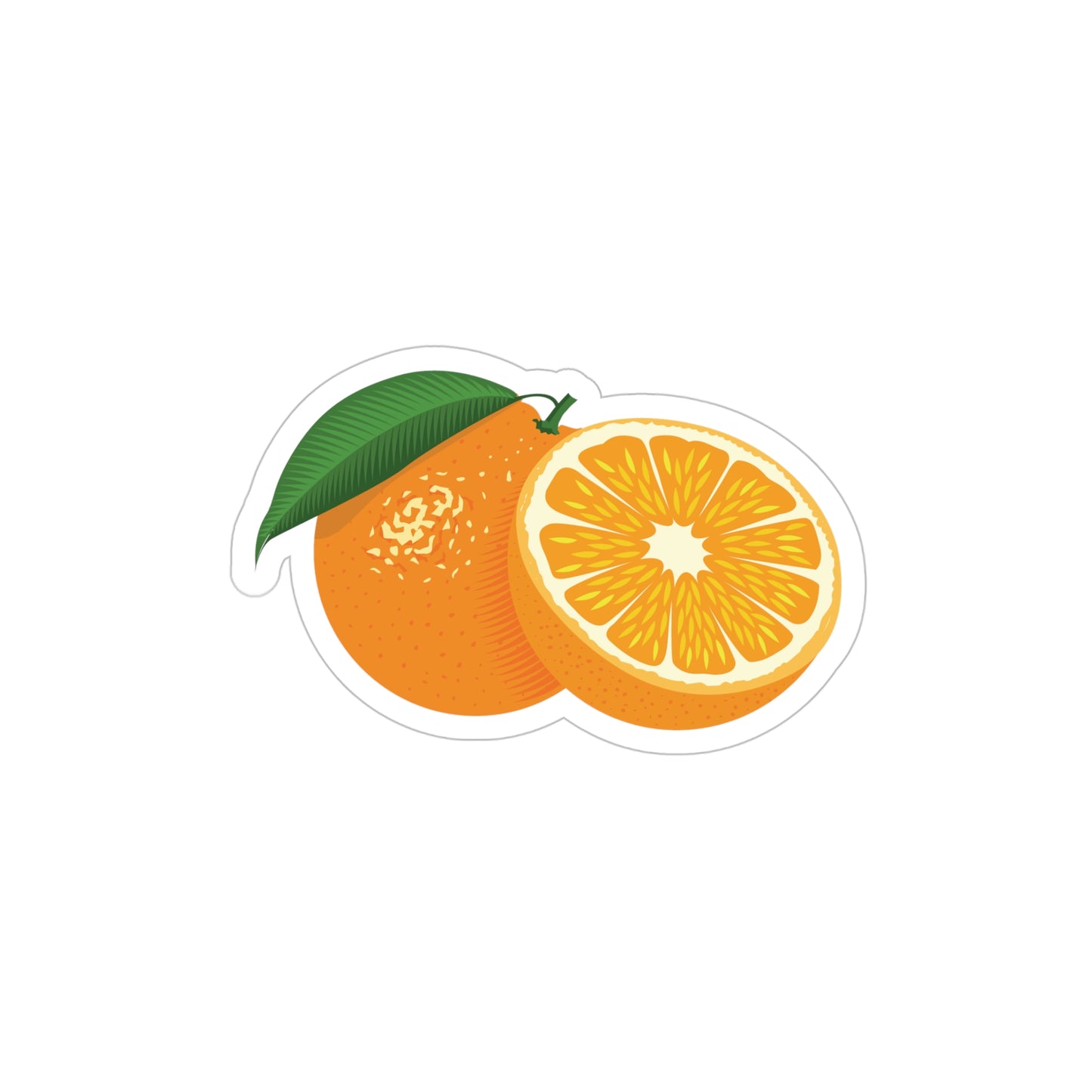 “Juicy Slice” Transparent Outdoor Sticker | Fun Meets Freshness