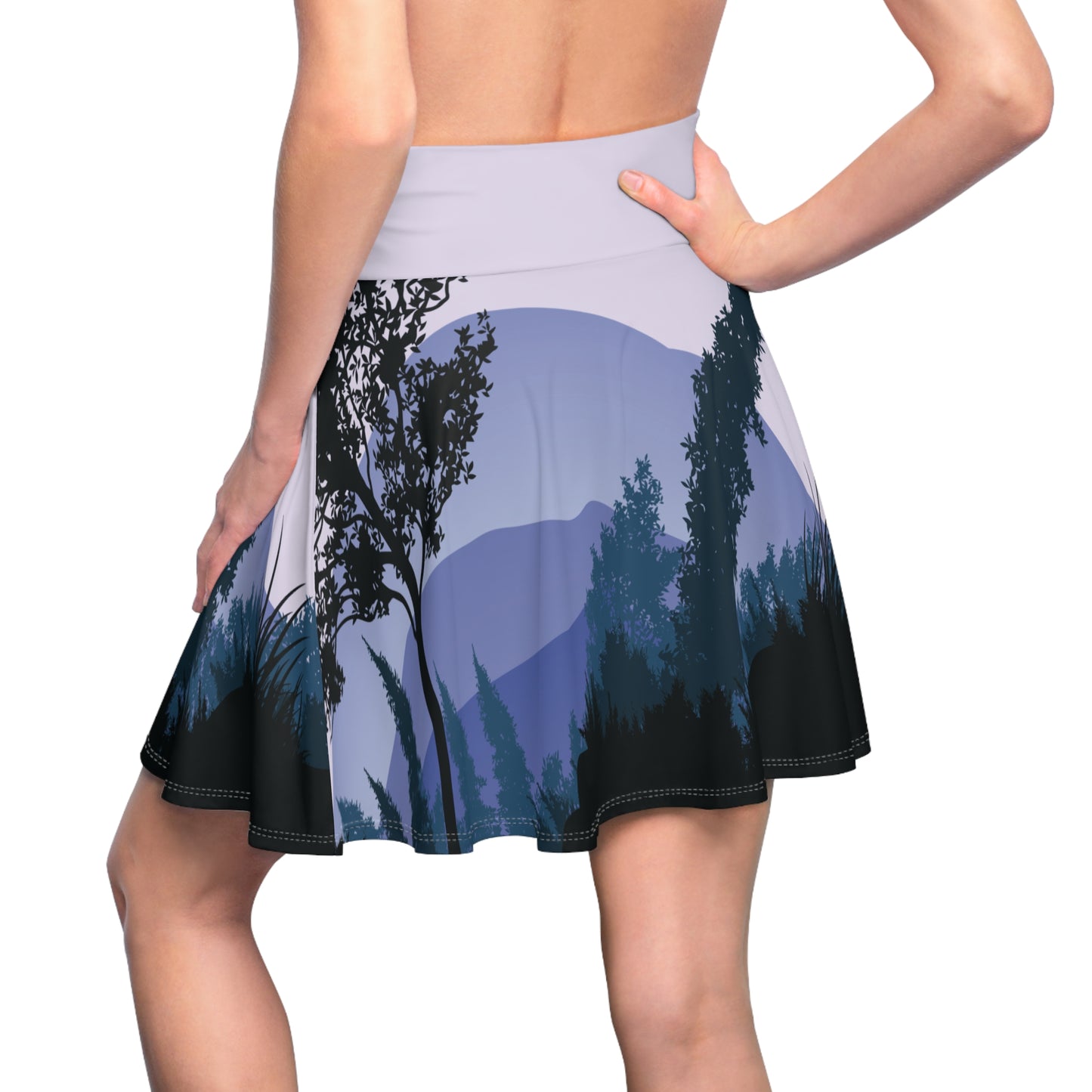 Winter Forest Skater Skirt | Spin Through the Cold | Feminine & Fierce