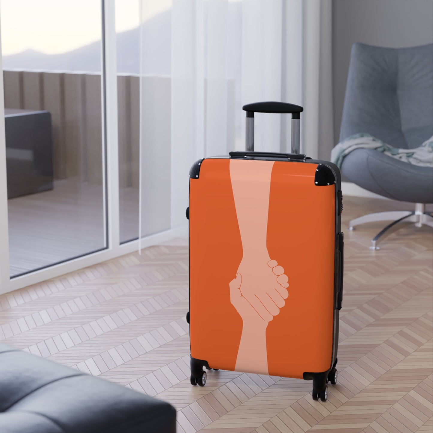 “Orange Grip” Suitcase | Travel with Meaning