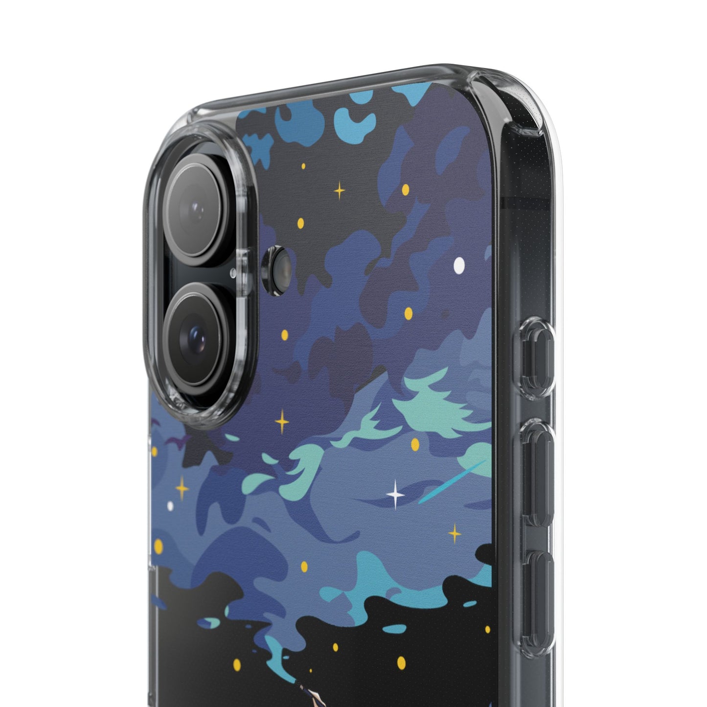 “She Paints the Sky” Clear Phone Case | A Pocketful of Stars