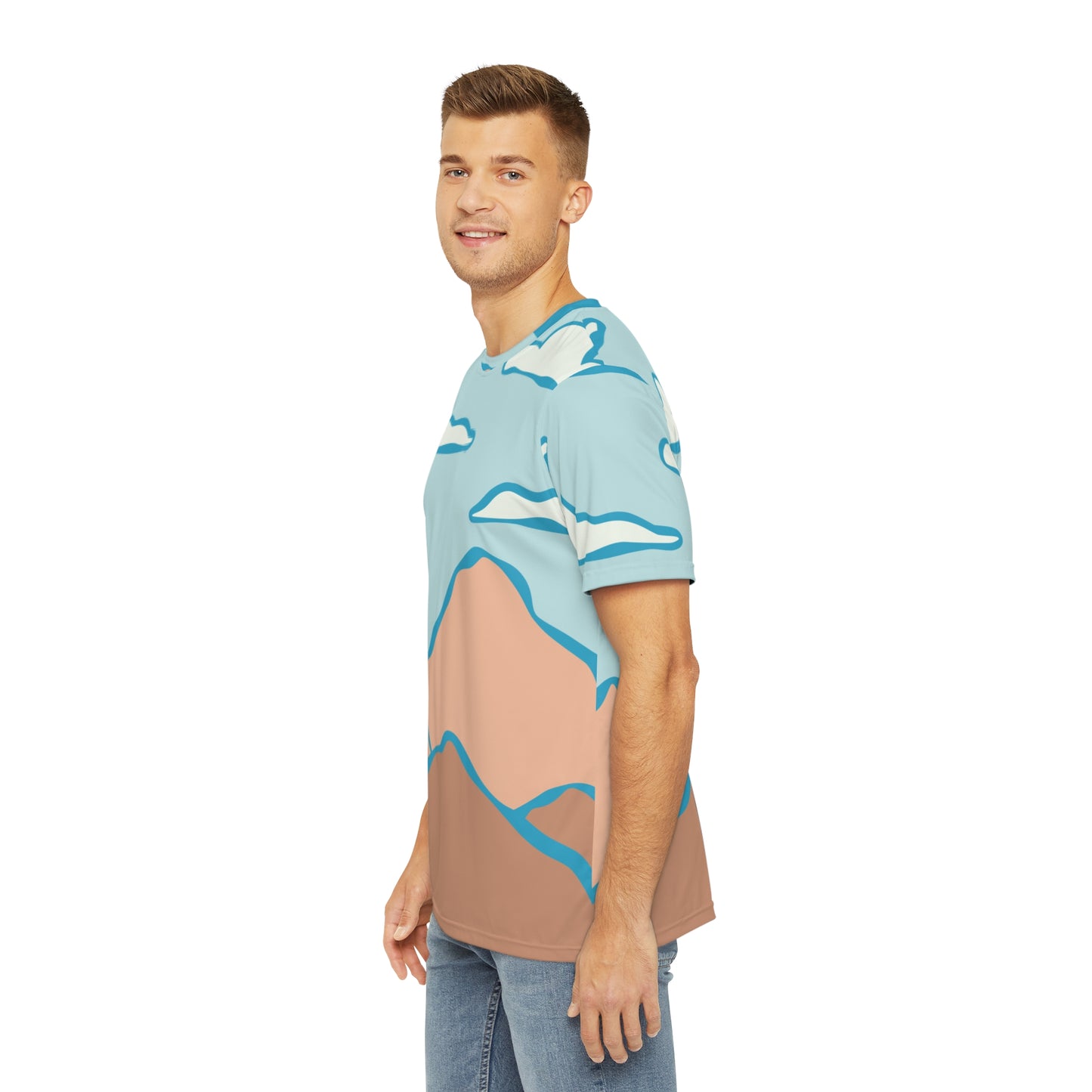 Men’s All-Over Print Tee | Sunrise at the Summit