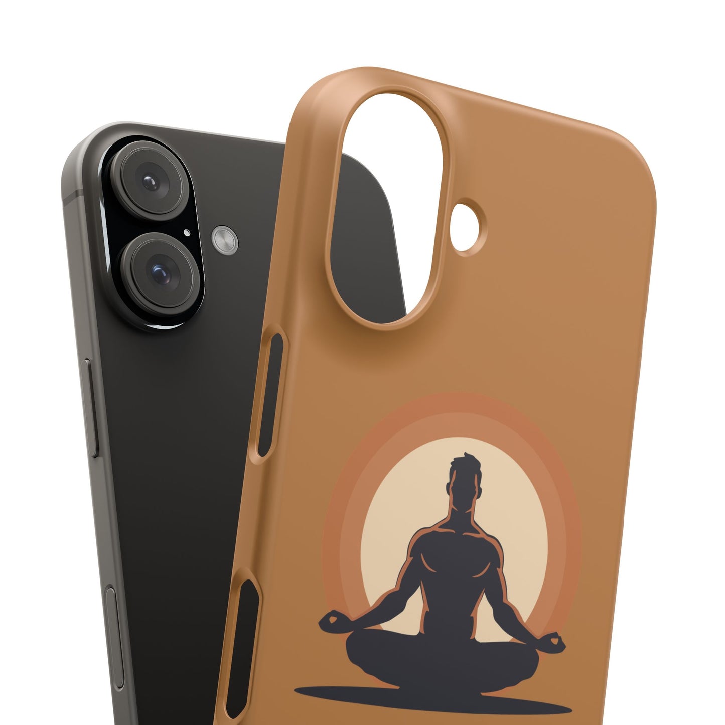 “Stillness” Phone Case | Meditative Lotus Pose Design