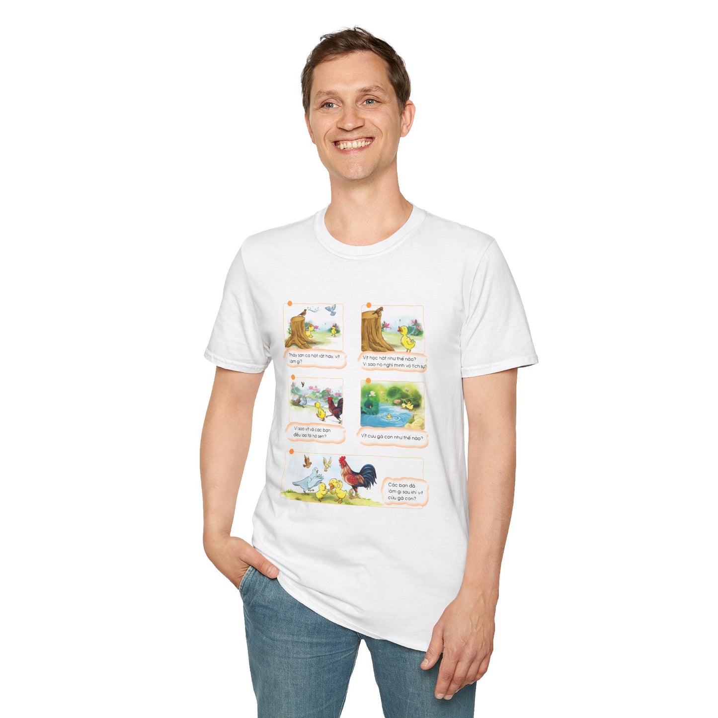 Premium Unisex T-Shirt | The Story of Duck and Lark