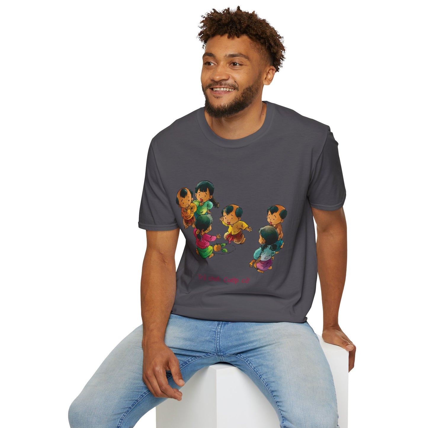 "Flag Snatching" Unisex T-Shirt | Vietnamese Childhood Nostalgia | Traditional Folk Game Graphic Tee