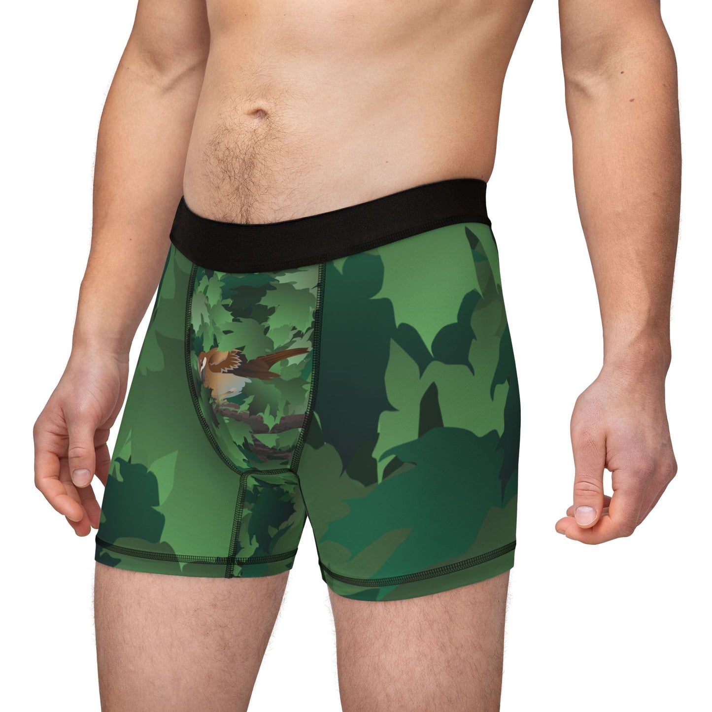 Sparrow on the Leafy Branch | Stylish Men’s Underwear | Soft, Cool & Full of Personality