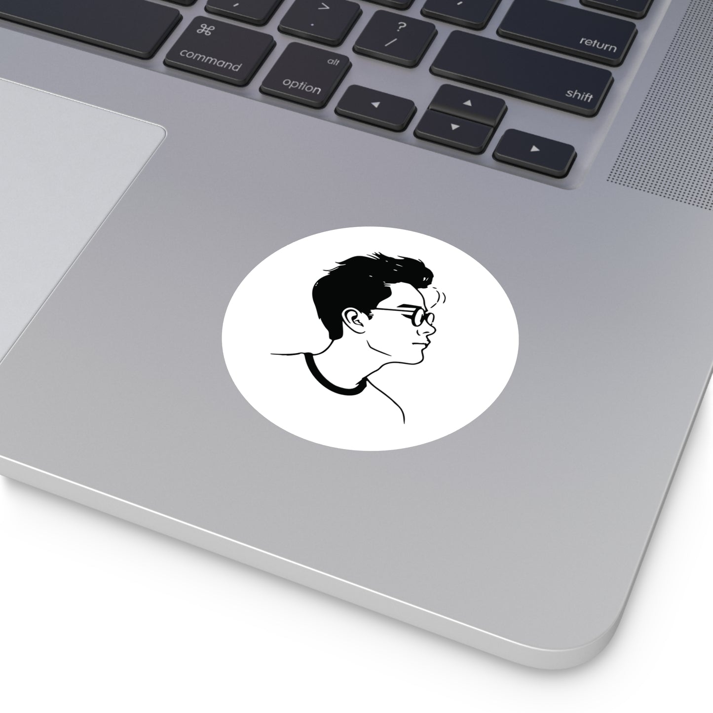 Round Sticker | Portrait of a Boy
