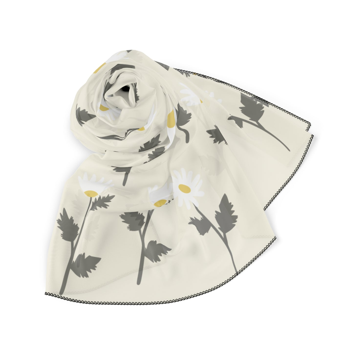 Wild Daisy | Luxe Polyester Scarf