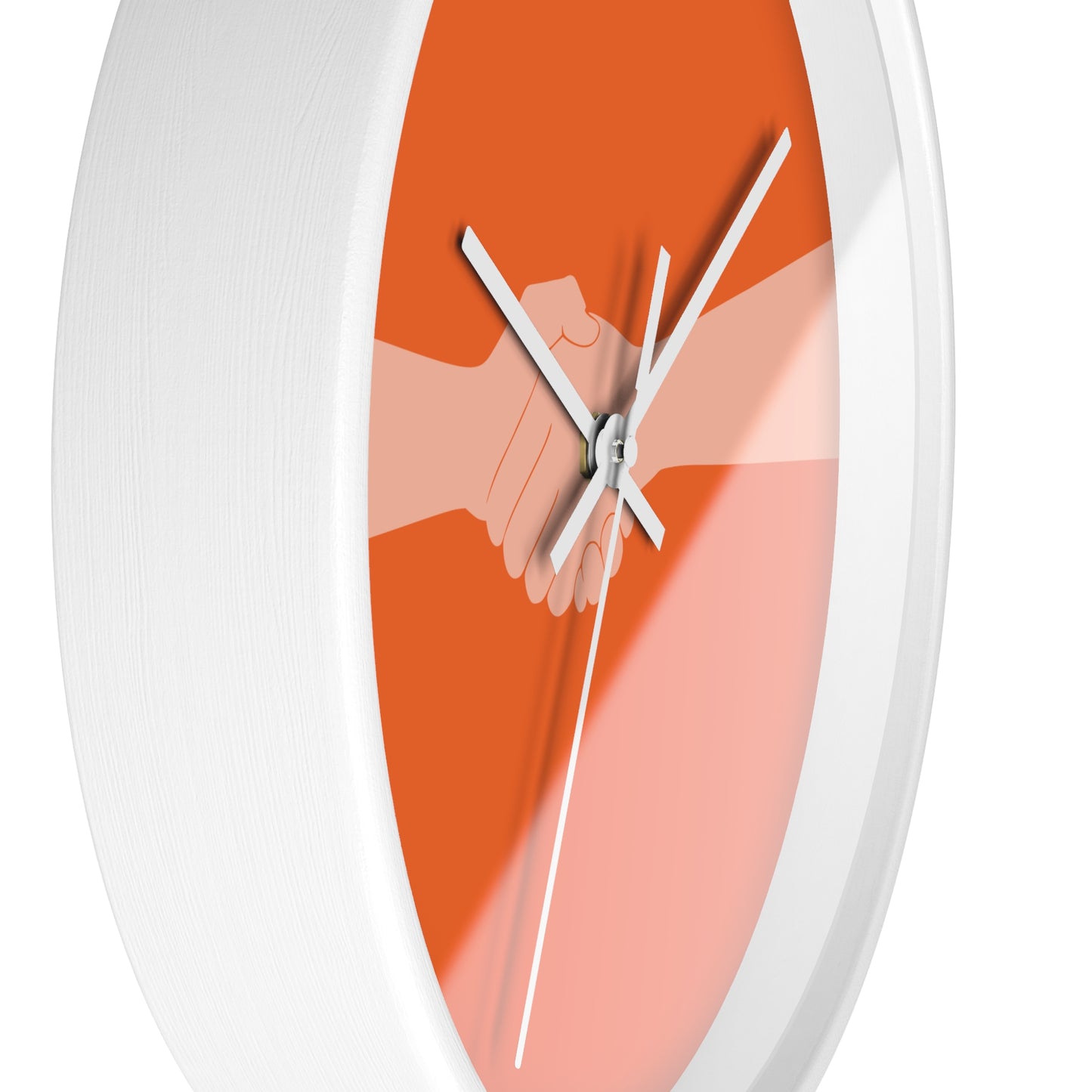 “Orange Connection” Wall Clock | A Symbol of Togetherness