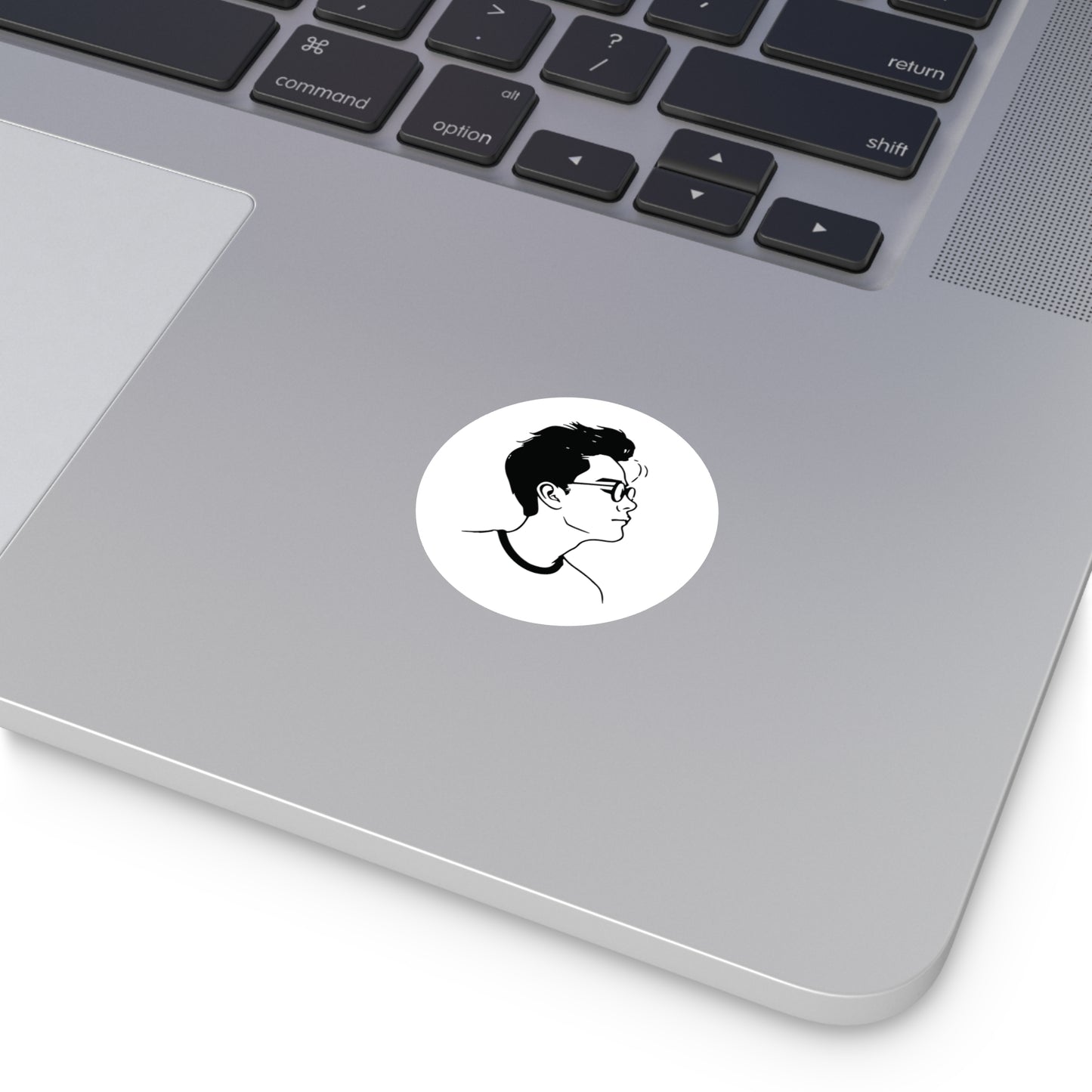 Round Sticker | Portrait of a Boy