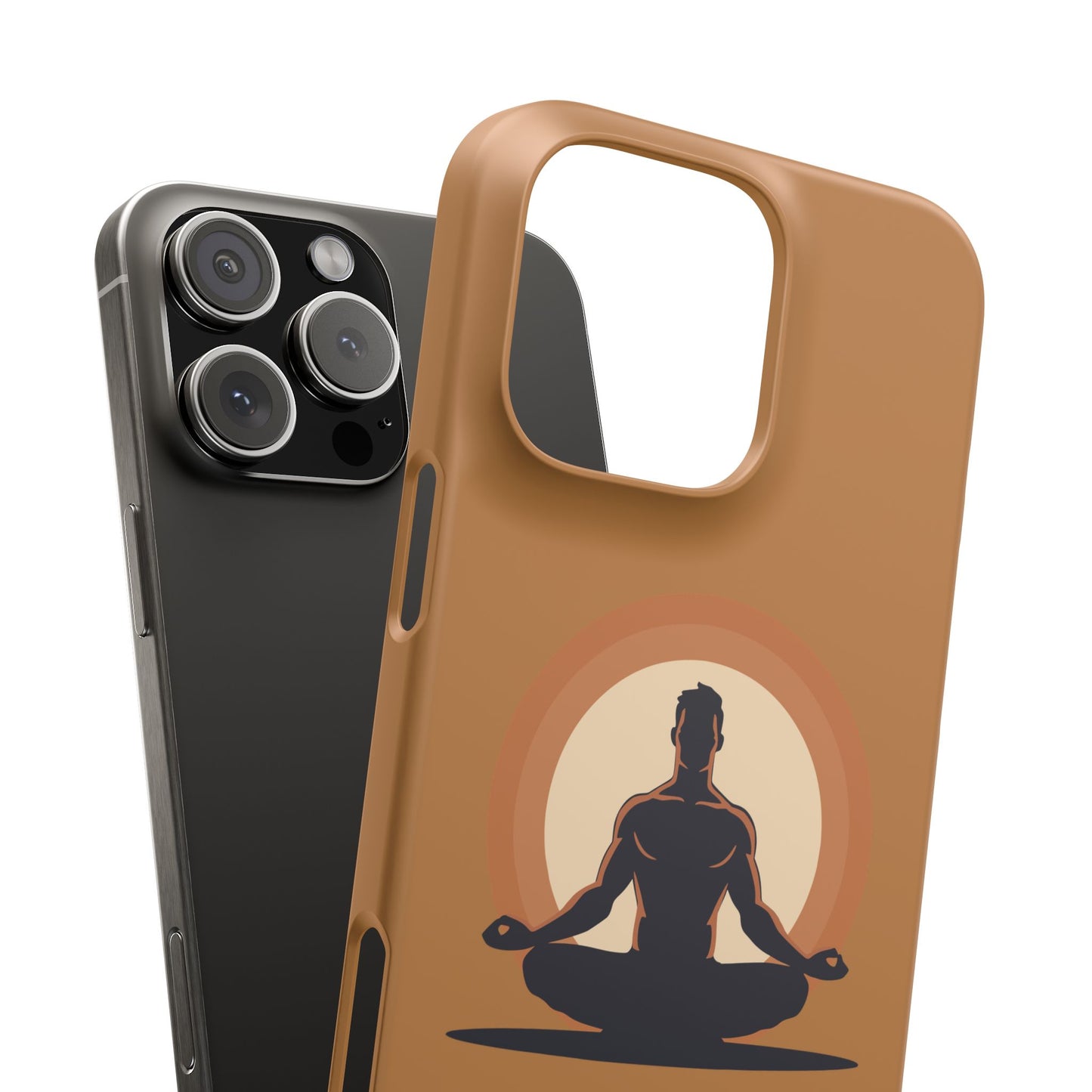“Stillness” Phone Case | Meditative Lotus Pose Design