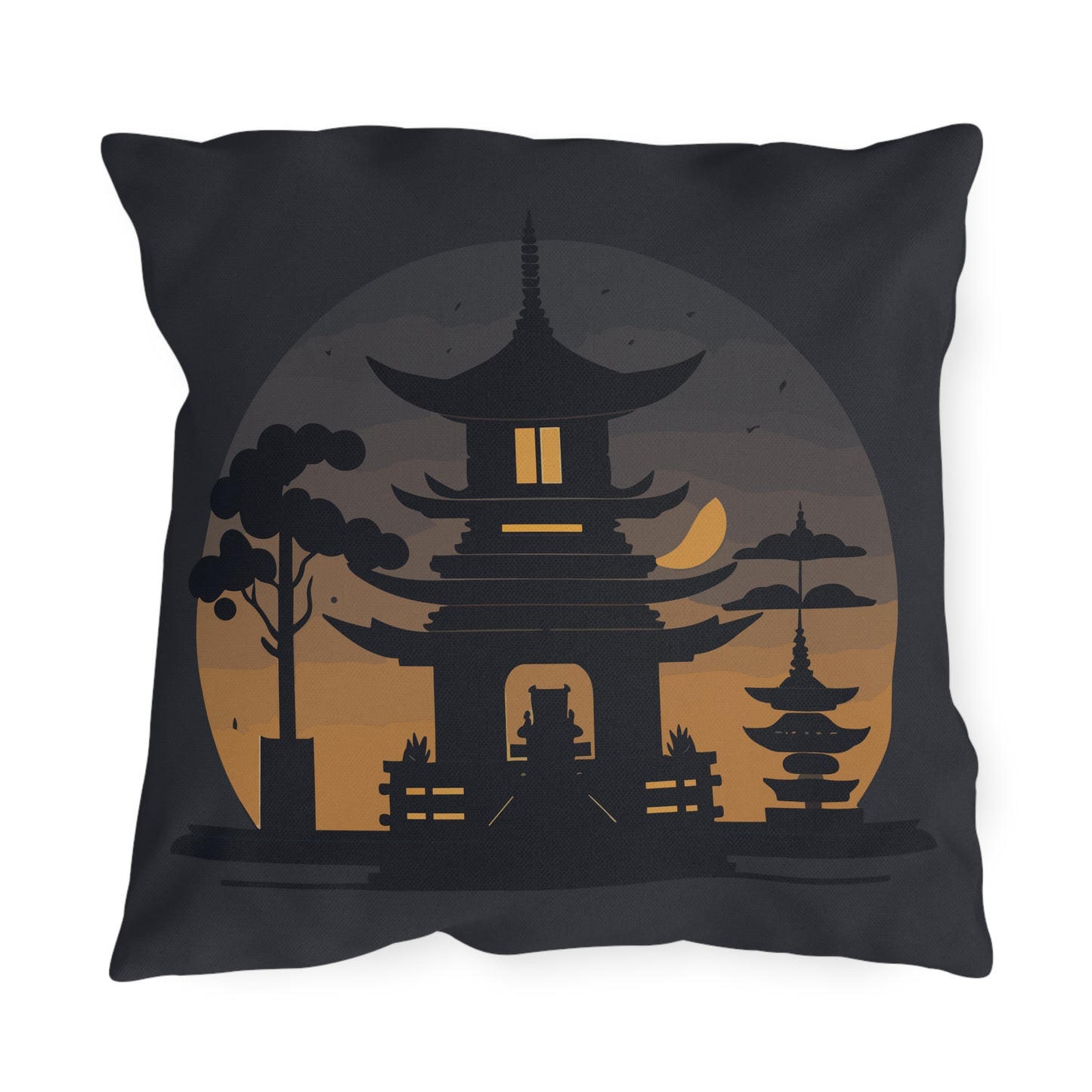 “Tibetan Light” Outdoor Pillow | Stillness in the Open Air