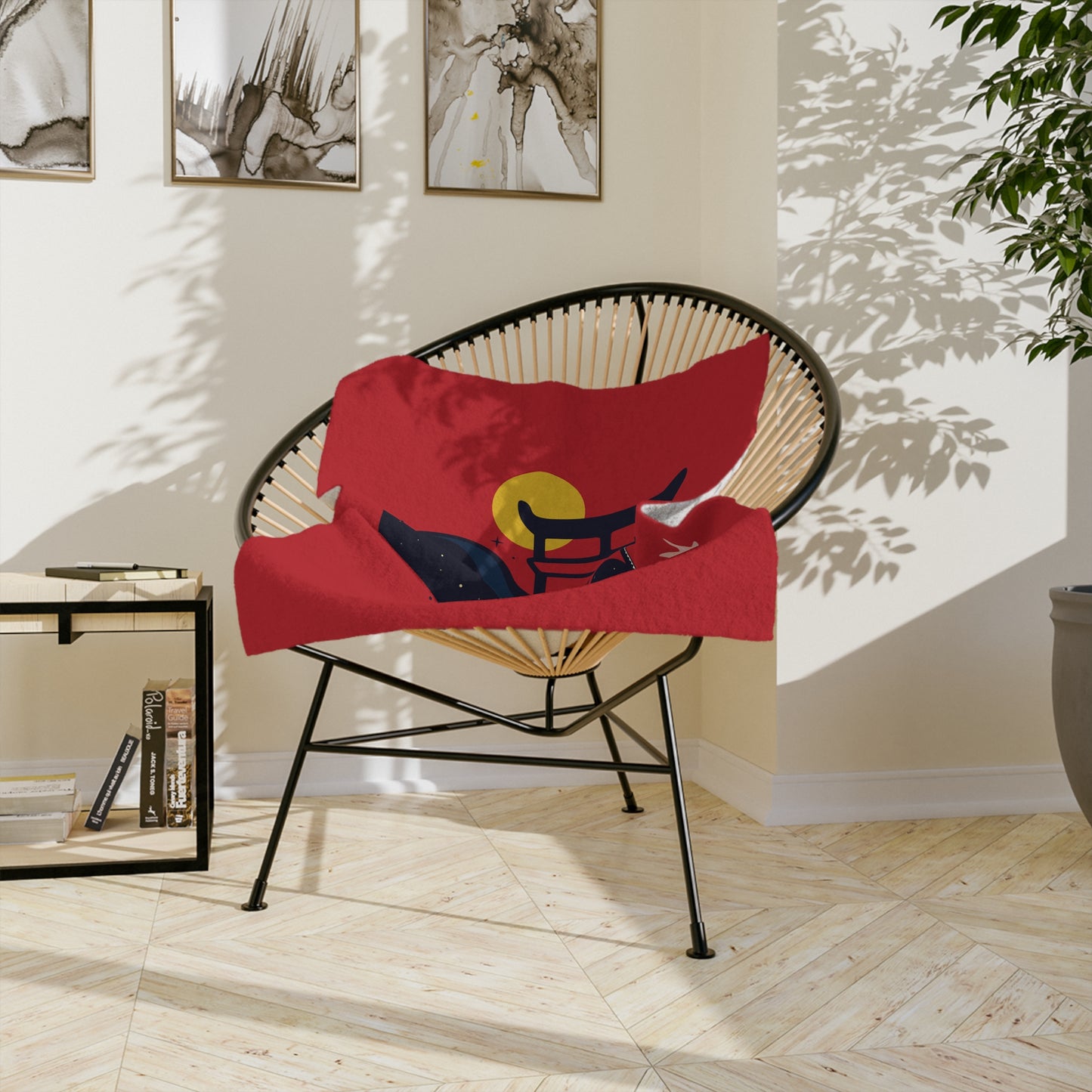Torii Tranquility Blanket | Japanese Elegance in Every Thread