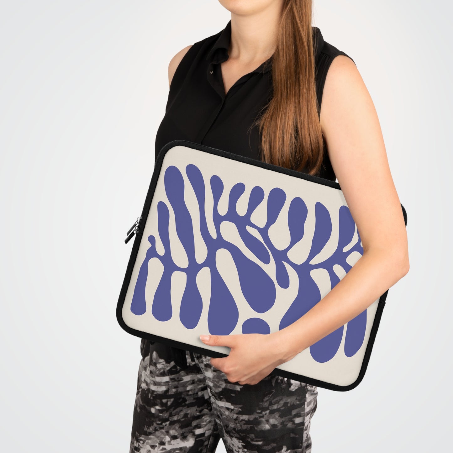 "Abstract Flow" Laptop Sleeve | Modern Minimalist Design