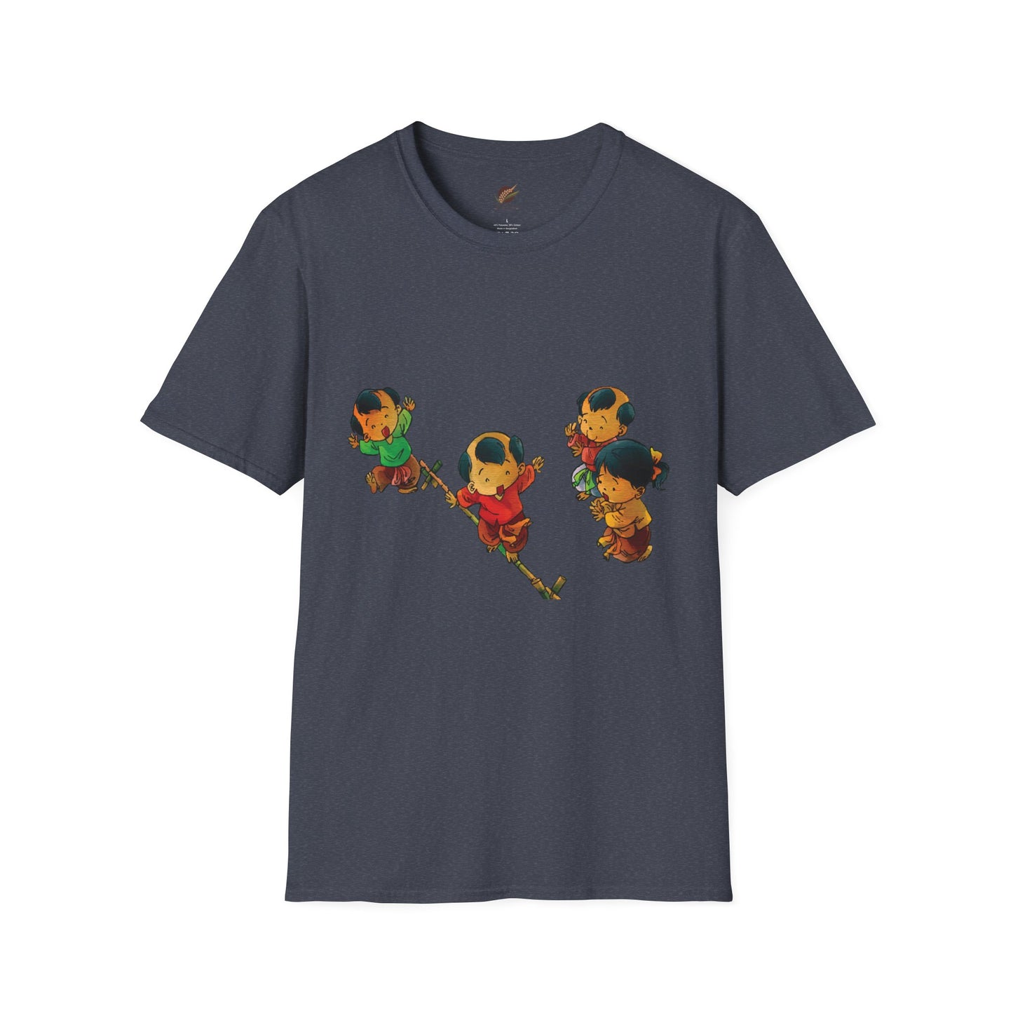 Unisex Softstyle Tee | "Cuop Co" | Vietnamese Traditional Flag-Stealing Game