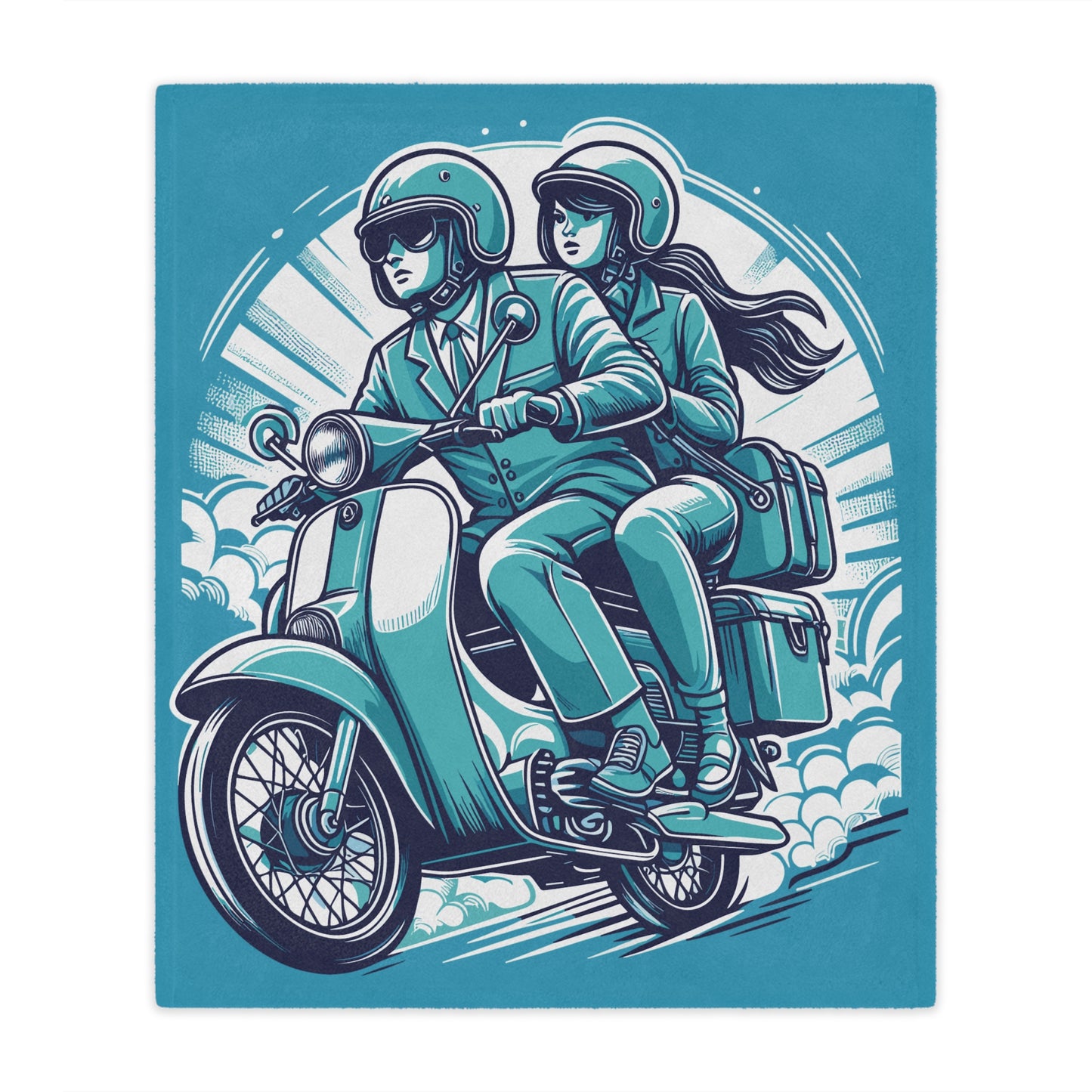Couple Journey Blanket | Love on the Open Road