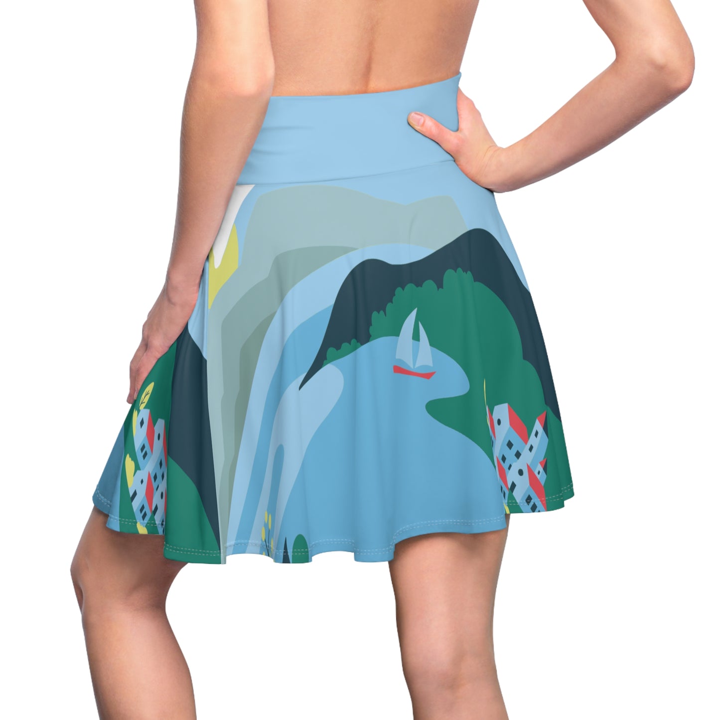 Skater Skirt | Village by Sea & Mountain | Breathe Nature & Freedom